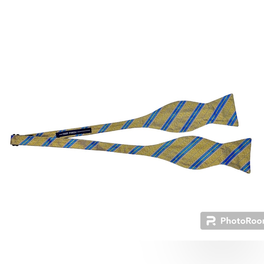 EUC 100% Silk True Forum Bow Tie